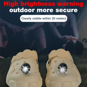 Headlight For Croc Small Lights For Croc Shoes Decoration Shoe Accessories Lights Charms Outdoor Night Running Walking Headlight